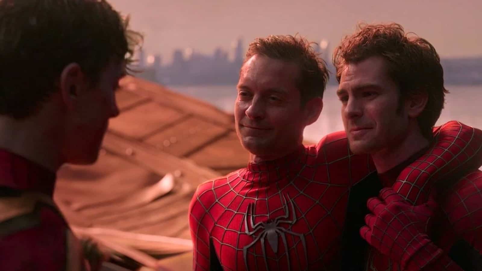 All 3 Spidermans together